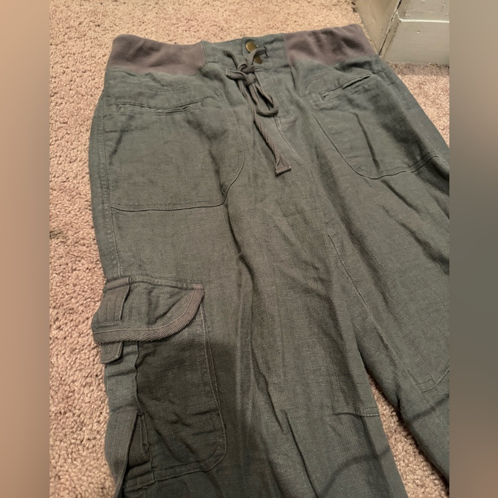 Soft Surroundings Gray Wide Leg Pants